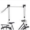 Relaxdays Portabici da Soffitto, 57 kg di Capacità di Carico, con Ganci, Universale, con Fermacorda, Bici & Kajak, nero