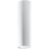 SOLLUX lighting Plafoniera LED Soffitto - Lampadario - in Acciaio - Lampadina LED - 1 Paralume 20 cm - Bianco Lagos
