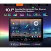 XTRONS AUTORADIO GPS CAR TABLET 10.1" 2 din ANDROID 14 WI-FI CARPLAY Xtrons TIMH128L