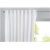 Gardinenbox Cationic Jena 2019037 - Tenda con Passanti nascosti, 145 x 140 cm, Effetto Lino, Colore: Bianco Opaco
