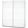 Rauch Möbel Caracas Armadio con Ante scorrevoli, Legno ingegnerizzato, Piastra di serraggio, Bianco Senza Specchio, 210 x62 x226 cm
