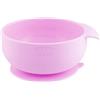 Chicco Ciotola in Silicone Con Ventosa per Bebè e Bambini, Morbido Piatto Pappa per Alimenti Semiliquidi con Maniglia Ergonomica, Lavabile in Lavastoviglie, Adatto per il Microonde - 6+ Mesi, Rosa