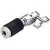 Alnicov Hi-Hat Pochette Standard Hi Hat Piatti in lega per Jazz Drum Percussion Instrument Parts,Nero + Argento