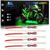 YM E-Bright Luce di Striscia Automotive LED Può Tagliare Underwater Ocean LED Illuminazione Moto Camion Golf Auto Indoor ed Outdoor Impermeabile IP68 24 pollici 72SMD 12V (4 pezzi)
