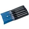 Draper Expert 19674 - Set composto da 5 punzoni estrattori con attacco cilindrico da 9 mm, misure diverse