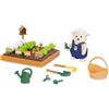 Li'l Woodzeez Playset da giardino, set con pecora e orto | Set da 31 con personaggio pecora, orto, verdure, attrezzi, cestino, annaffiatoio e casetta per uccelli, 3+ anni