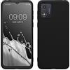 kwmobile Custodia Compatibile con Motorola Moto E13 Cover - Back Case per Smartphone in Silicone TPU - Protezione Gommata - nero matt