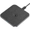 AGPTEK 15W Caricatore Wireless Veloce Qi Rapida, Caricabatterie Wireless per iPhone 15/14/13/12/11/X/XS/8P, AirPods, Galaxy S24/23/S22, Pixel, Huawei, Xiaomi (Pelle Nera)