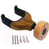 Alnicov Supporto per gancio per chitarra da parete Supporto per gancio Keeper Sistema di presa automatica Blocco base rotonda per chitarra acustica elettrica Strumento a corda