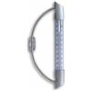 TFA Dostmann Orbis 14.6015 - Termometro analogico da finestra, con supporto in acciaio INOX, resistente alle intemperie, temperatura esterna, colore: Argento