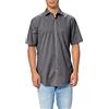 Seidensticker Uomo Regular Kurzarm mit Kent-Kragen Bügelfrei Camicia Business, Grau (Grau 67), 40