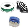 G greengrass tools Kit di riparazione cavi per robot tagliaerba + gancio connettore per robot tosaerba, morsetti -HQ compatibili con Husqvarna Automower Gardena LANDROID Worx Robomow Yard Force, set: 25 m + 50 H + 8 V