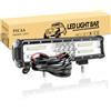 PICAA Faro da lavoro da 12 pollici, 31 cm, 180 W, fascio luminoso da 12 V, con cablaggio, luce supplementare per SUV Offroad ATV UTV trattore 4 x 4 auto