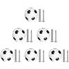 JINTANG 6PCS Manopole dei cassetti,pomelli per porte bambini,con 2 viti di dimensioni,pomelli di calcio Pomelli del gabinetto Maniglie di mobili sono utilizzati per cassetti, armadi e guardaroba