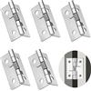 BANTI Cerniere porta armadio invisibile pesante in acciaio inox 5 pezzi Gond porte Paumella palmelle cucina senza viti (1,5 pollici)