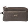 Aeronautica Militare Portachiavi a busta in pelle con doppio anello Uomo Aeronautica Militare Linea Soft T.Moro AM189