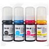 TONERS SHOP Ecotank T104BK Inchiostro Nero Compatibile Per Epson Ecotank ET-2714 Unlimited Epson EcoTank ET-2715 Epson EcoTank ET-2720