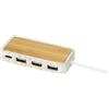 Tecnologici personalizzati Hub USB 2.0 in roccia calcarea e bamboo personalizzato Terrazzo personalizzate o neutre