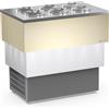 Framec Banco a Pozzetto per Gelato Mantecato CARRARA CREAM capacità 6+6 Carapine 6 fornite di serie