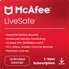 McAfee LiveSafe - Numero Illimitato di Dispositivi - 1 Anno