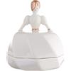 Alessi AAA02 La Petite Mariée Bomboniera in Porcellana, Decorato a Mano, Multicolore