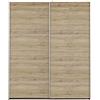 Rauch Möbel Santiago Armadio con Ante scorrevoli, Legno, Rovere Sanremo Chiaro, BxHxT: 175x210x59 cm