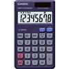 Casio SL-300VER calcolatrice tascabile - Display 8 cifre, con euroconvertitore, Blu