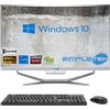 Simpletek ALL IN ONE I7 8°GEN 24" CURVO WIN 10 RAM 32 GB SSD 2 TB GPU GTX 1650 PC GAMING