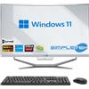 Simpletek ALL IN ONE I5 8°GEN 24" CURVO WIN 11 RAM 16 GB SSD 480 GB PC FISSO EDITING GAMIN