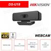 Hikvision DS-U18 - WebCam 4K - 8MP CMOS - Ottica 3.6mm - Illuminazione automatica - Microfono - USB Type-C