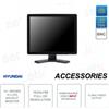 Hyundai Security HYU-995 - Monitor LED 15 Pollici - 4:3 - 1024x768 - HDMI - VGA - BNC