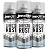 JENOLITE Directorust Vernice Aerosol Lucida | BLU POLVERE | Vernice spray multisuperficie | Per l'uso su legno, metallo, plastica, ceramica e superfici arrugginite | 3 x 400ml | RAL240 80 10