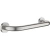 GROHE QuickFix Start, Maniglia da bagno, metallo, fissaggio nascosto, viti e tasselli inclusi, misura 349 mm, Super Steel, 41189DC0