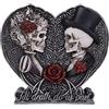 Nemesis Now Till Death Do Us Part Salvadanaio 17,1 cm, grigio