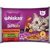 Whiskas Tasty Mix Multipack 4 pezzi da 85 gr - Country Collection Cibo umido per gatti