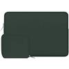 MOSISO 15 pollici Custodia Laptop, 15 pollici Borsa PC Compatibile con MacBook Air M5 A3448 M4 A3241 M3 A3114 M2 A2941, Dell XPS, Neoprene Borse Computer con Custodia Piccola, Midnight Green