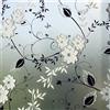 Hoonng Pellicola Vetri Finestre, Oscurante Privacy Pellicola, Fiore, 44.5x300CM