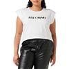Just Cavalli T-Shirt, 100 Optical White, XXL Donna