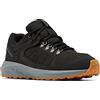 Columbia Trailstorm Crest Waterproof Scarpe Da Trekking Basse impermeabili da Uomo, Nero (Black x Ti Grey Steel), 48 EU