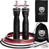 BLAUBODY Corda per Saltare con Pesi Veloce Regolabile Speed Jump Rope Crossfit Uomo/Donna Corda Per Saltare Pesante (160g x2 + Asciugamano Microfibra incluso) Skipping Rope Corda Boxe Salto Corda