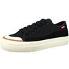 Levi's Square Low S, Sneakers Donna, Nero Regolare, 41 EU