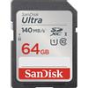 SANDISK - CARDS SanDisk Ultra 64 GB SDXC UHS-I Classe 10