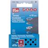 Prym 390106 - Bottoni Automatici Rotondi in Jersey 20 Pezzi, Diametro: 10 mm, Argento