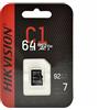 Hs-Tf-C1 Micro Sd Hikvision 64Gb Scheda Microsd 92Mb/S Videosorveglianza