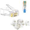 Plug Rj45 Cat5E Passanti 100 Pz