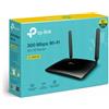 Router Wireless Tp-Link TL-MR6400 Wi-Fi N300+4Lan Scheda Mobile Dati Sim Lte 4G