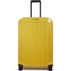 Piquadro PQLight valigia trolley medio, 4 ruote, 69 cm, TSA, giallo