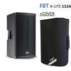 FBT Xlite 115A + COVER XL-C15 Cassa Amplificata Attiva 15" 1500W Bluetooth 5.0