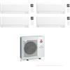 Mitsubishi Electric Climatizzatore Condizionatore Mitsubishi Electric Quadri Split AY R32 9000 + 9000 + 9000 + 9000 BTU MXZ-4F72VF + MSZ-AY25VGKP + MSZ-AY25VGKP + MSZ-AY25VGKP + MSZ-AY25VGKP A++/A+