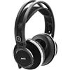 AKG K812PRO Cuffie di riferimento over-ear open-back di qualità superiore, bobina mobile ultraleggera a due strati, trasduttore da 53 mm, prestazioni professionali - Nero